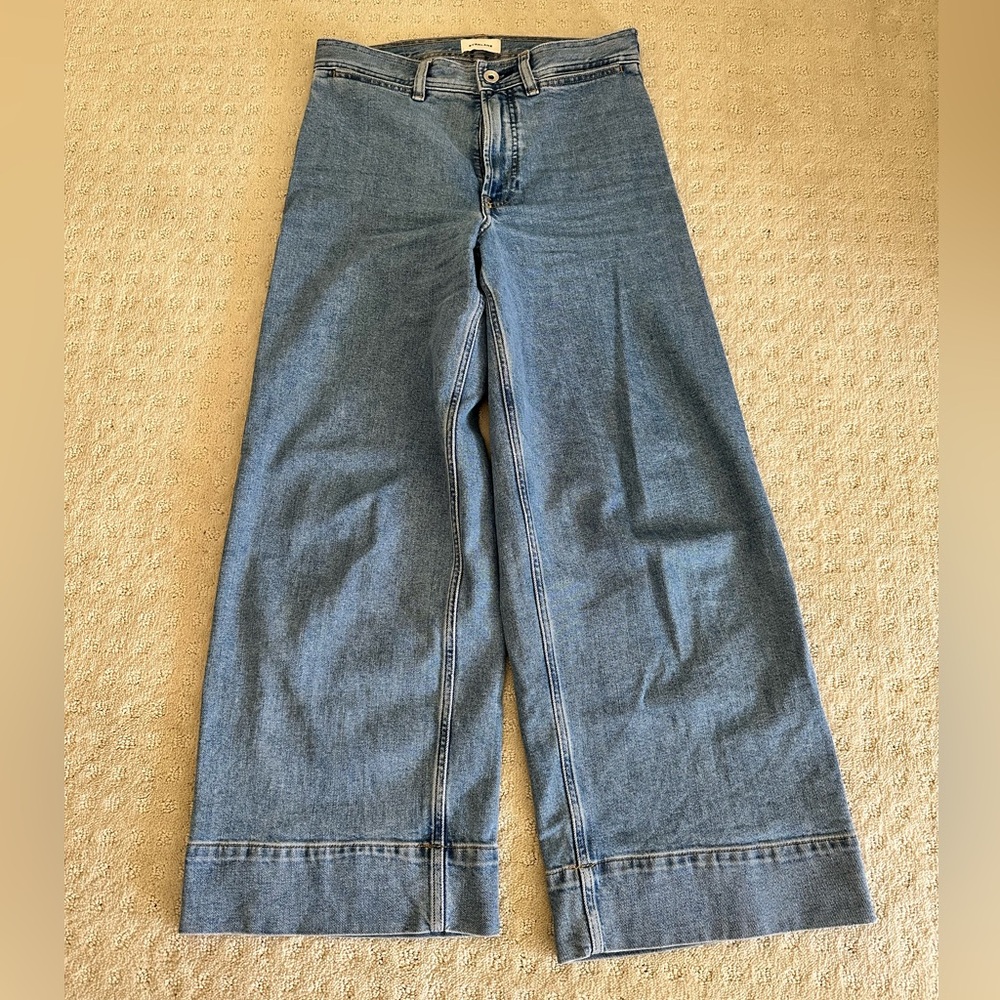 Everlane The Mariner Cropped Jean (Shallow Beach) - Picture 5 of 8